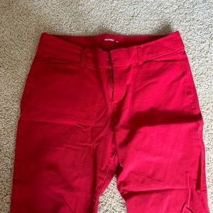 Old navy red pixie pants